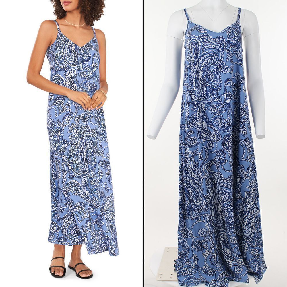 Vince Camuto Women's Embellished Paisley Maxi Dress